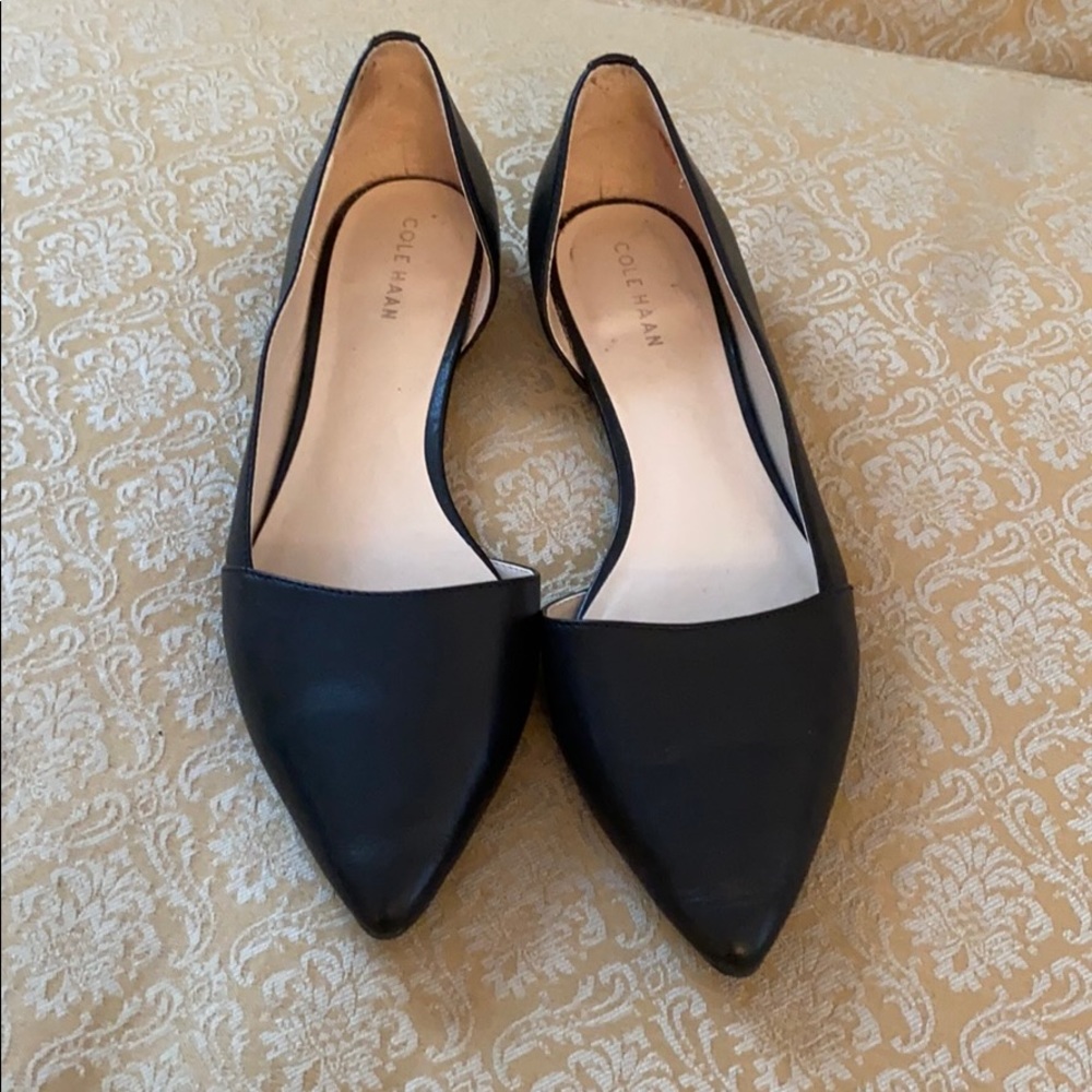 Cole Haan black flats